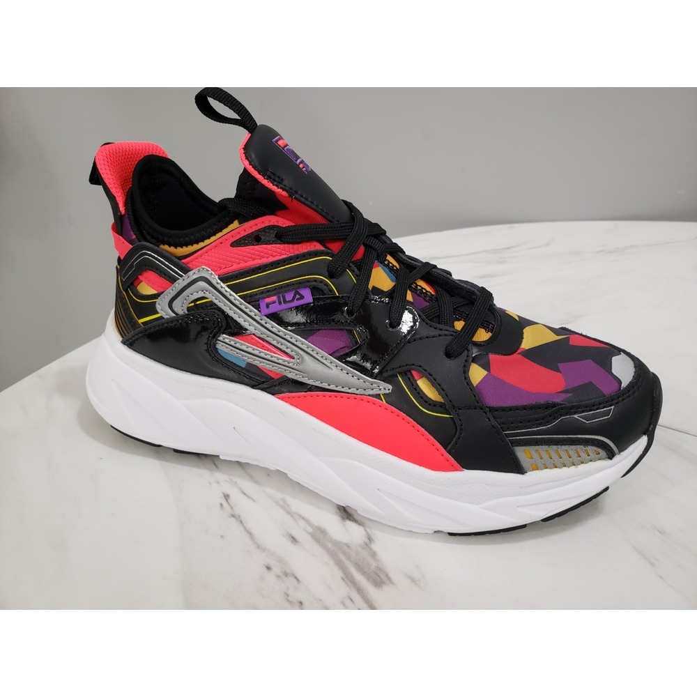 NEW NO BOX Fila Hallasan 90'S Womens Shoes Size US 9 Color: Black/Multi NWB
